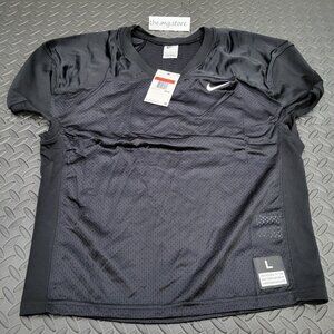 Nike Vapor Varsity Football Practice Black Jersey Shirt Men's Sz L 908729-010